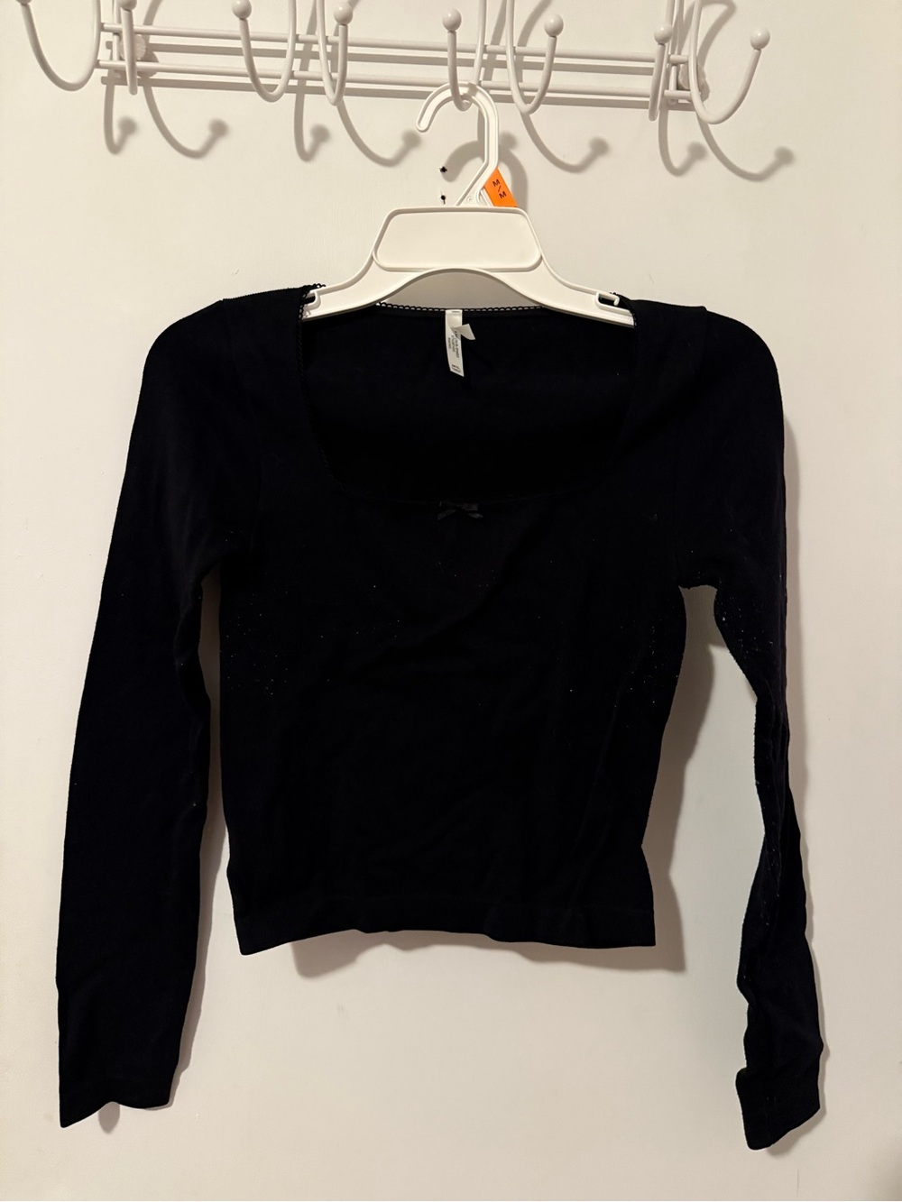 Dainty black long sleeve